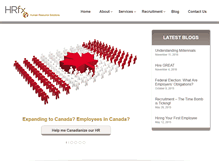 Tablet Screenshot of hrfx.ca